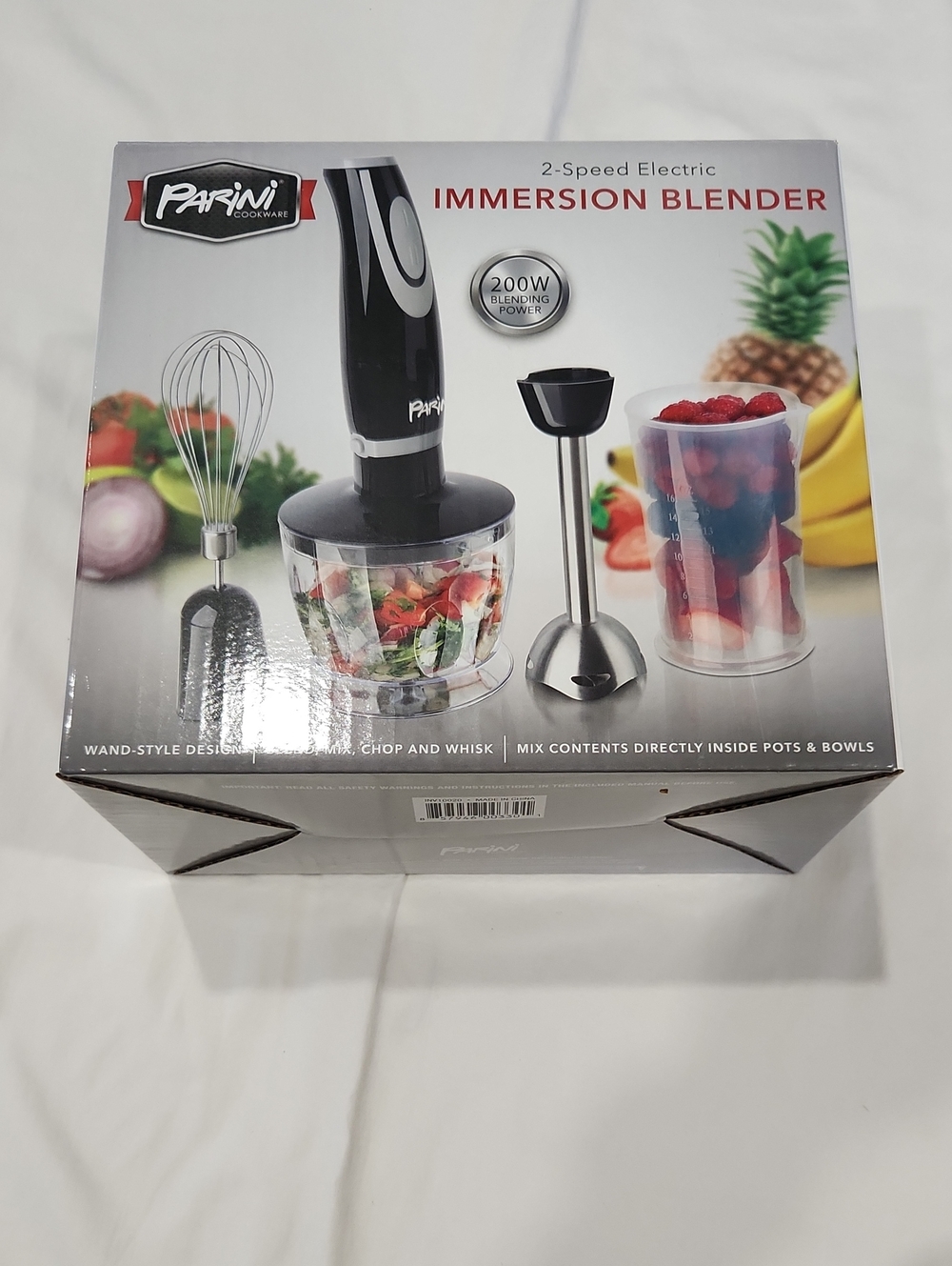 Parini 2-Speed Food Processor/Immersion Blender - NWT - NIB